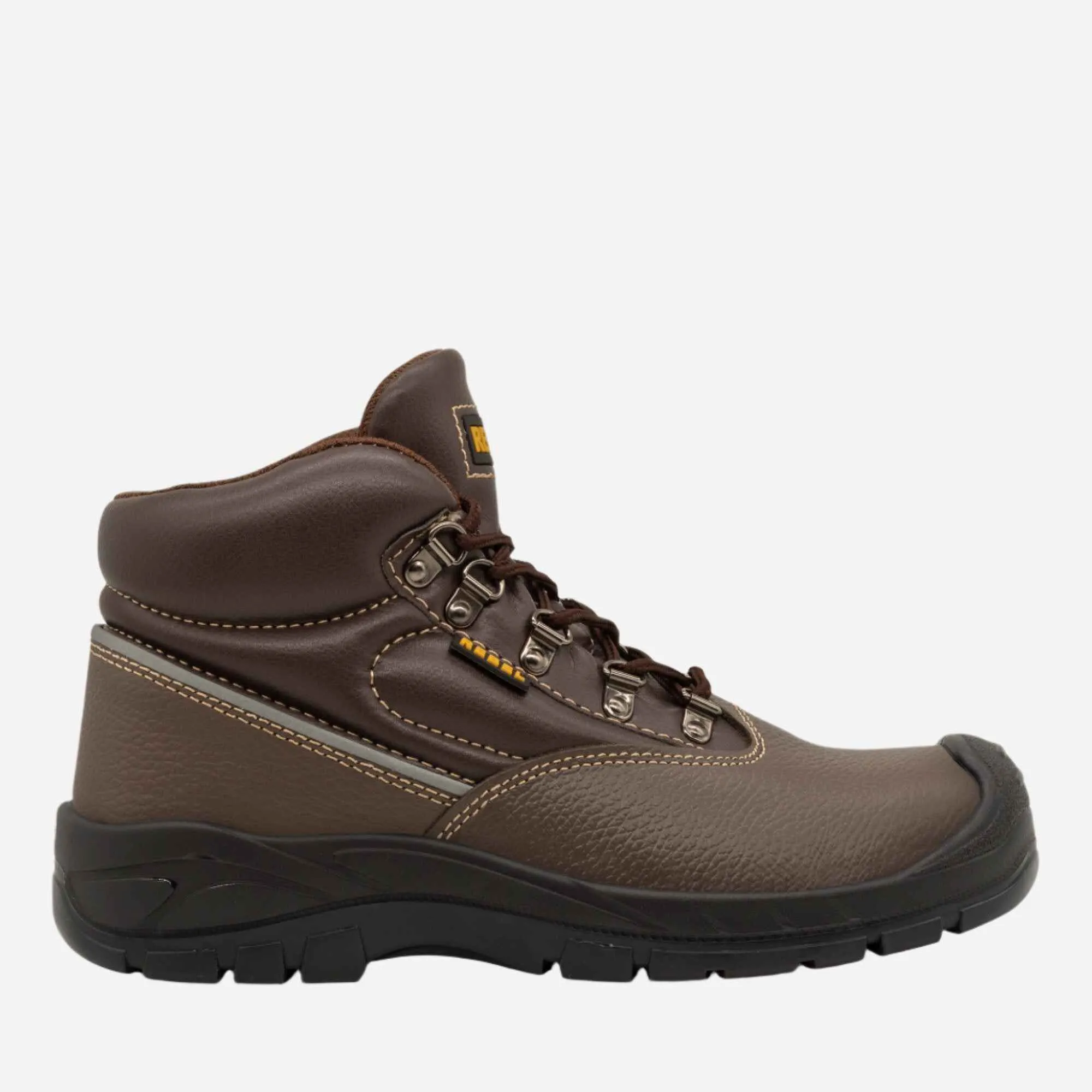 REBEL CHUKKA SAFETY BOOT - BROWN