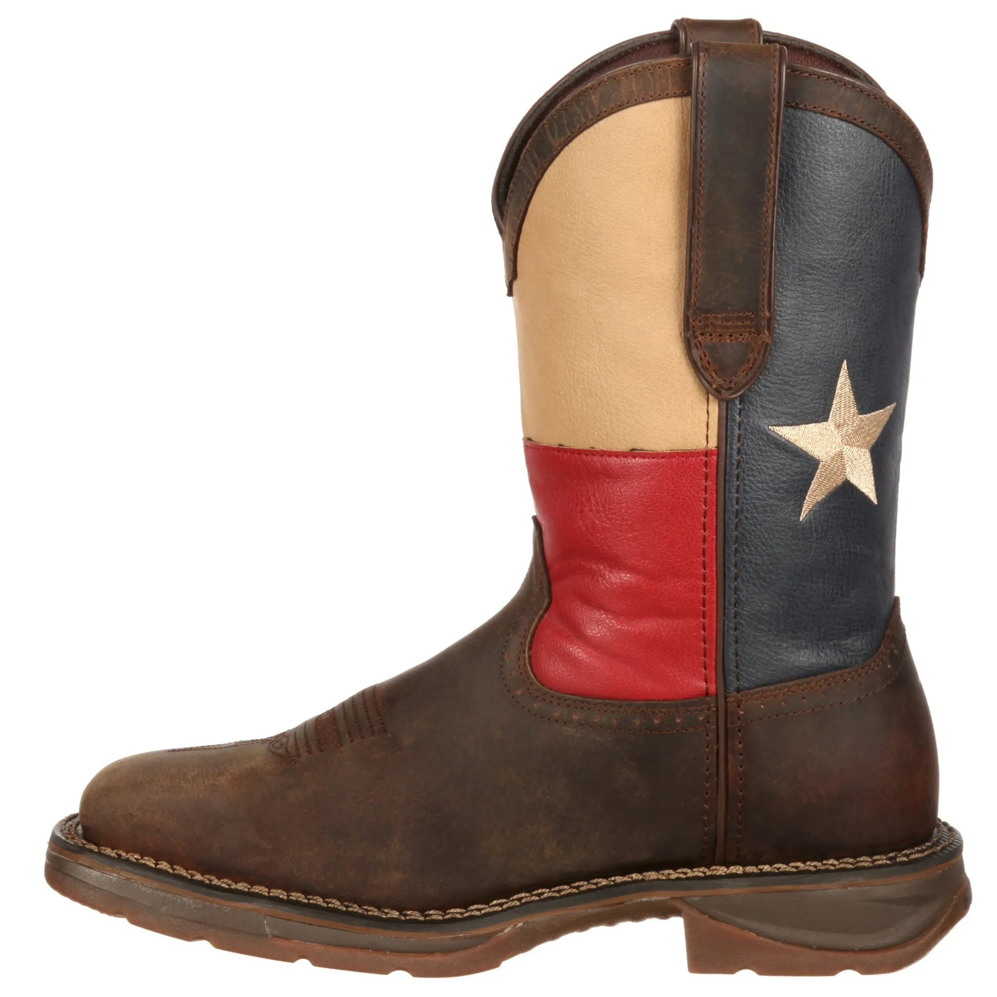 Rebel Patriotic Square Toe Cowboy Boots