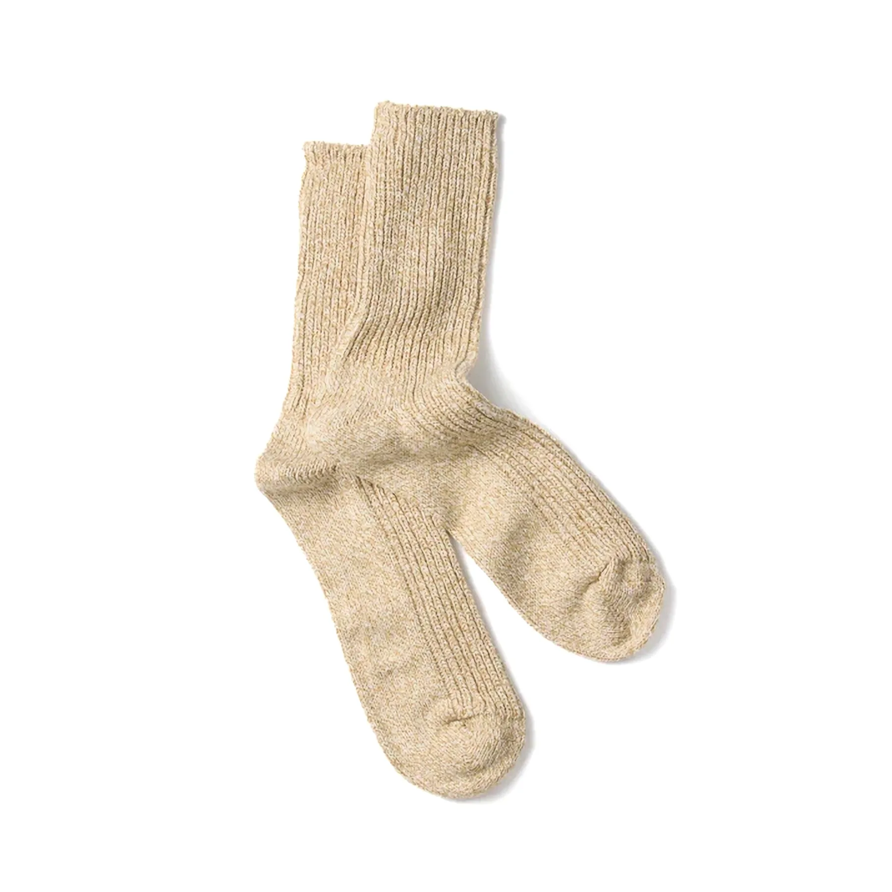 Recycled Cotton Marl Socks - Beige