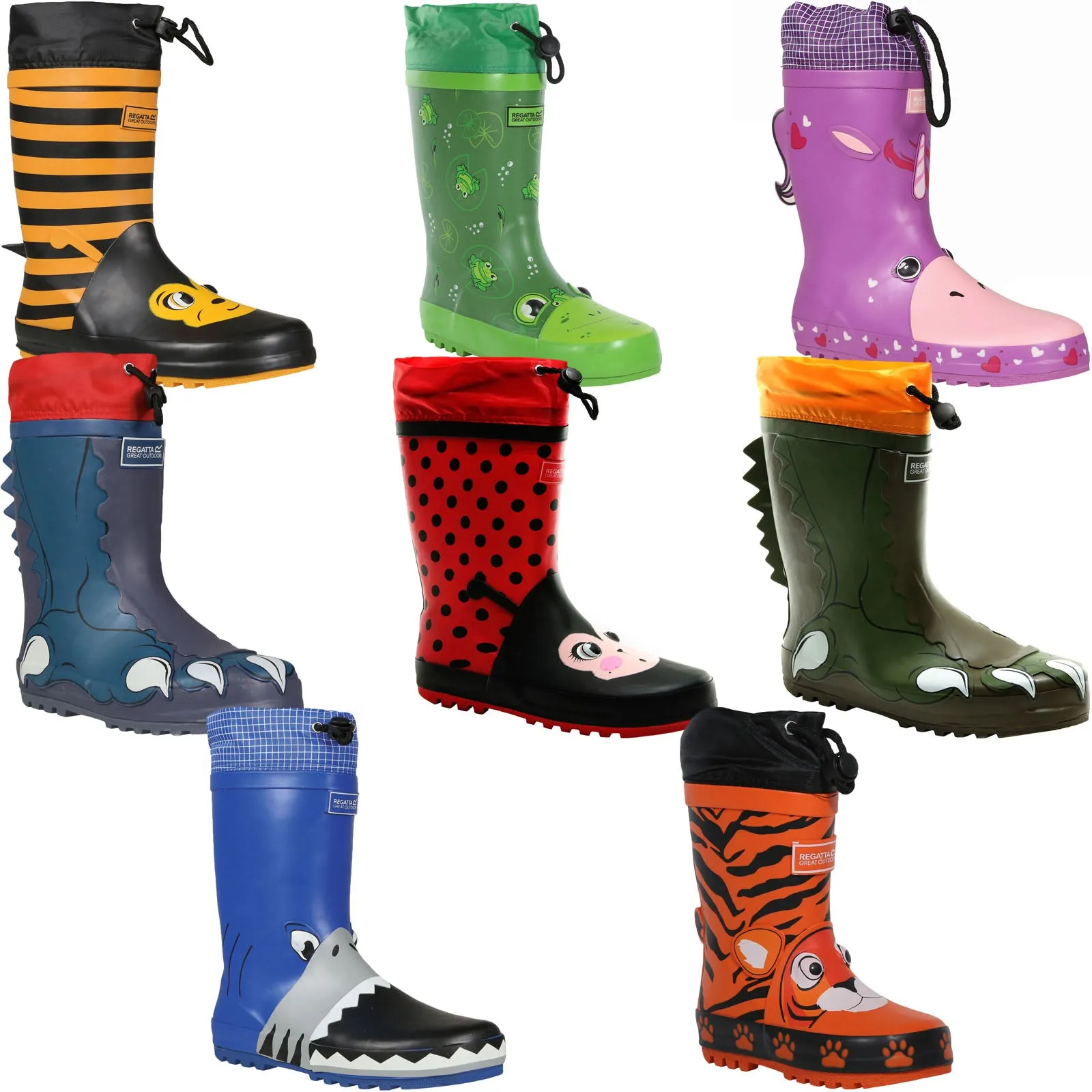 Regatta Kids Mudplay Animal Wellies