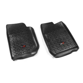 Rugged Ridge Floor Liners Front Black 07-13 Jeep Wrangler