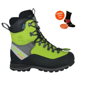 Scafell Lite Chainsaw Boots Lime Class 2