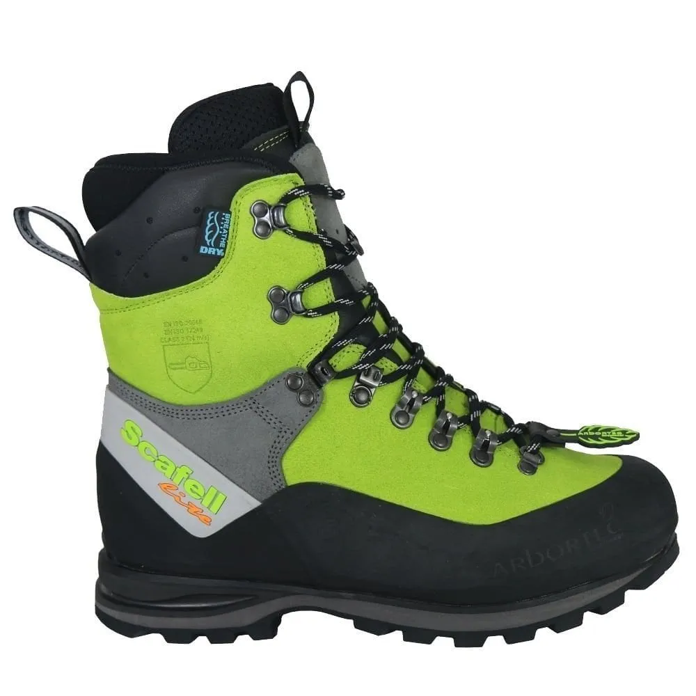 Scafell Lite Chainsaw Boots Lime Class 2