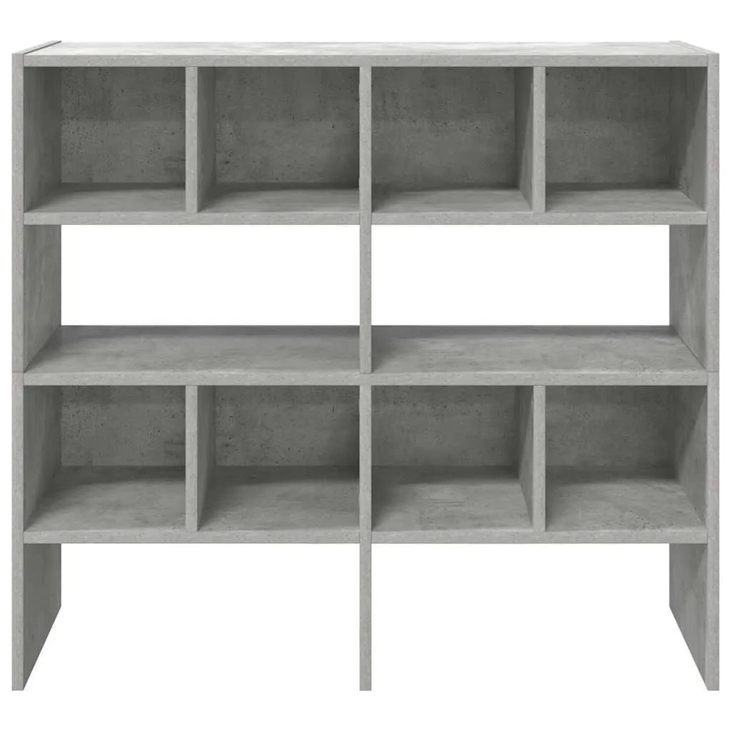 Shoe Racks 2 pcs Stackable Concrete Grey 89.5x30x40 cm