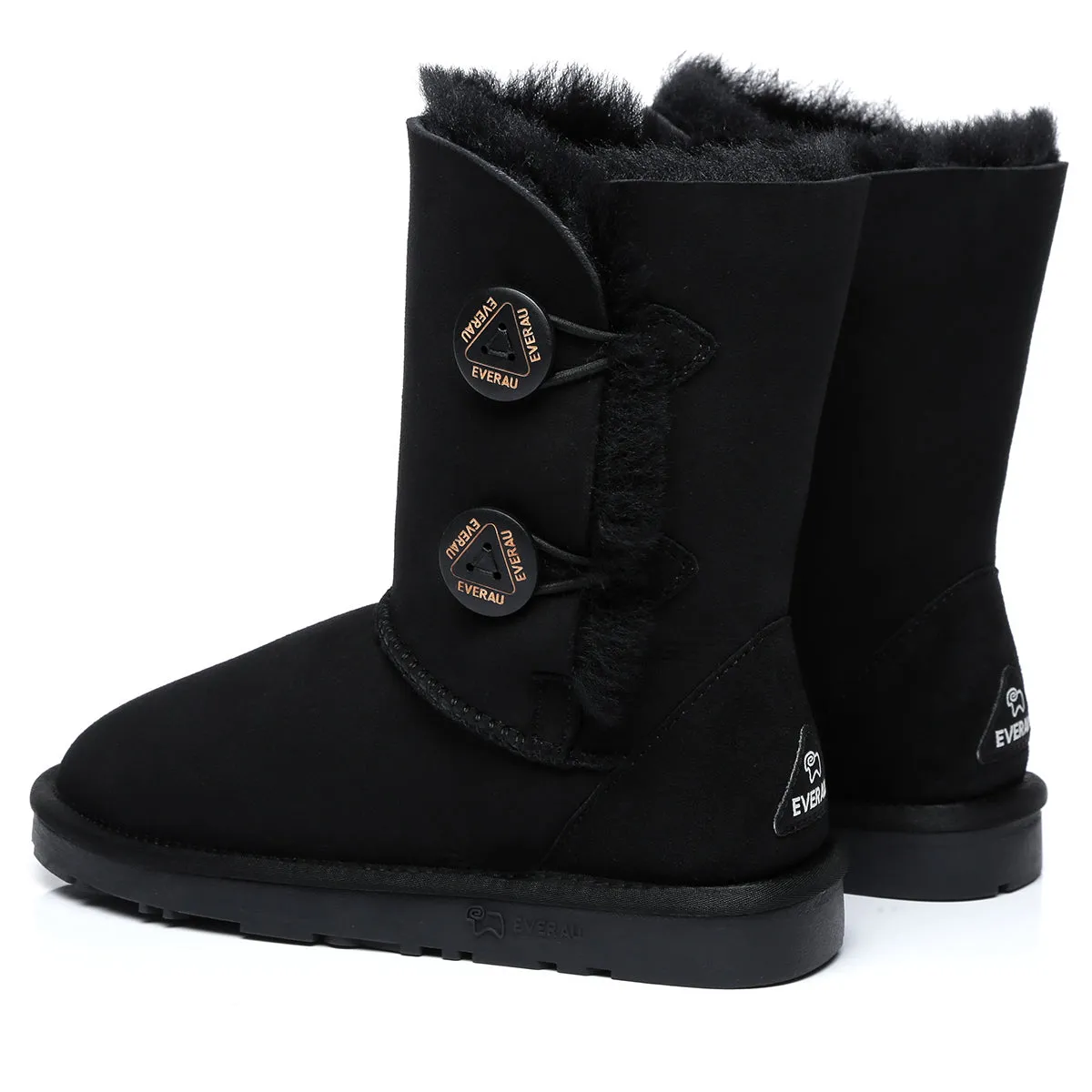 Short Twin Button Women UGG Boots