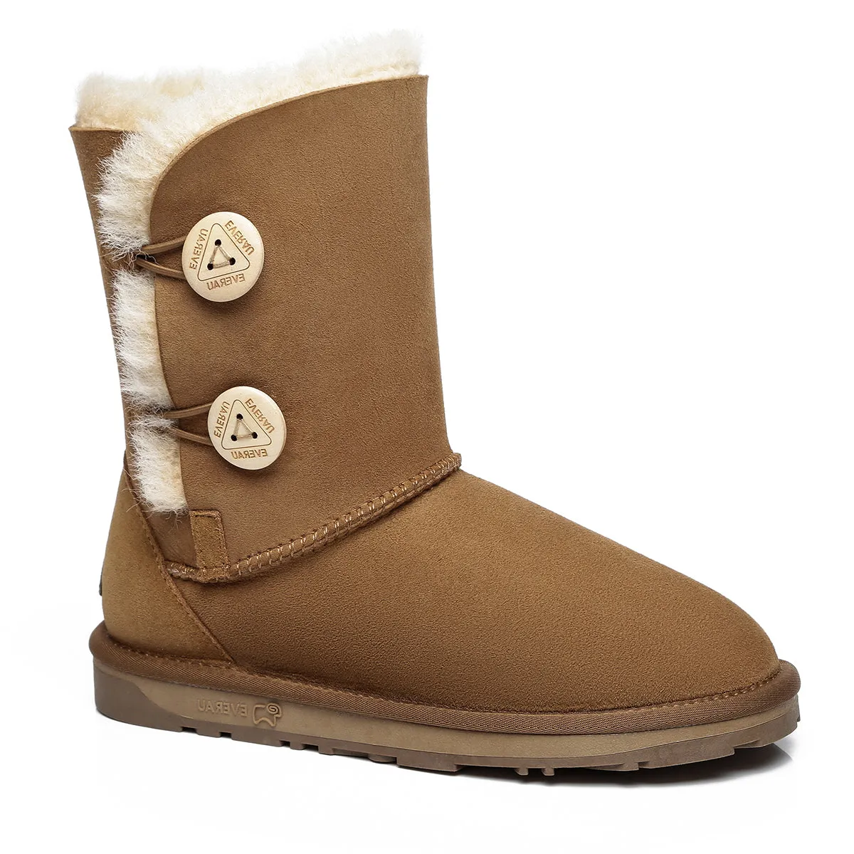 Short Twin Button Women UGG Boots