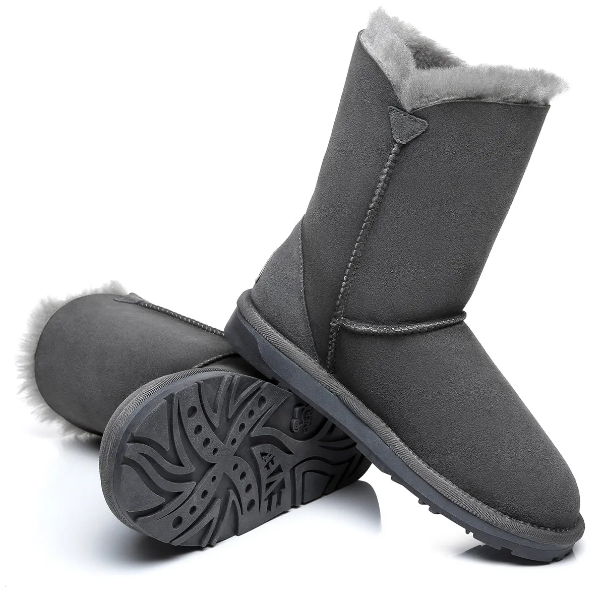 Short Twin Button Women UGG Boots