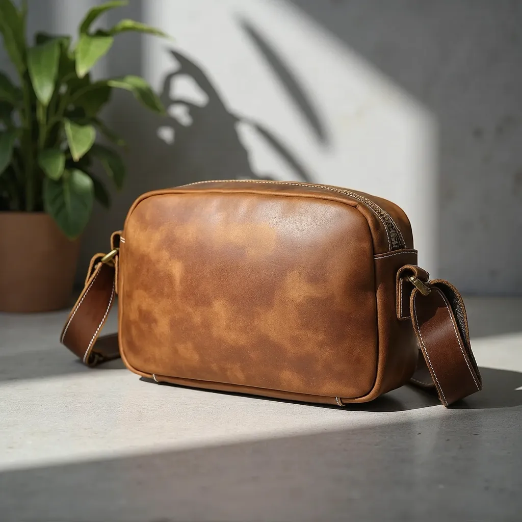 Soren Vintage Leather Crossbody Bag Sling | Versatile and Durable Leather Bag