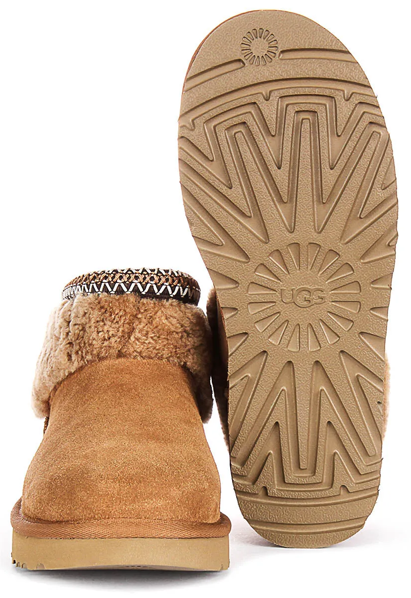 Ugg Australia Ultra Mini Curly In Chestnut For Women