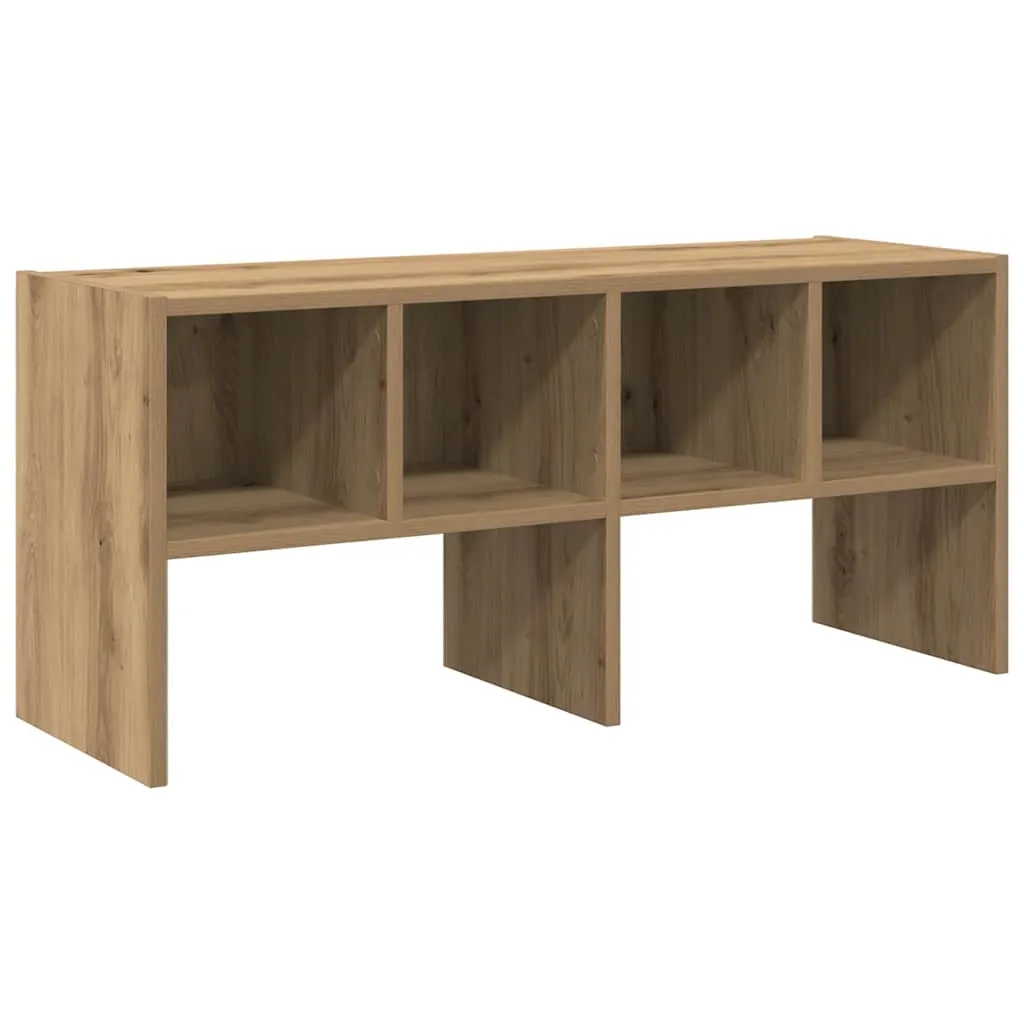 vidaXL Shoe Rack Stackable Artisan Oak 89.5x30x40 cm