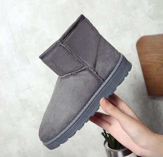 Women Australian Waterproof Winter Christmas Snow Boots Grey