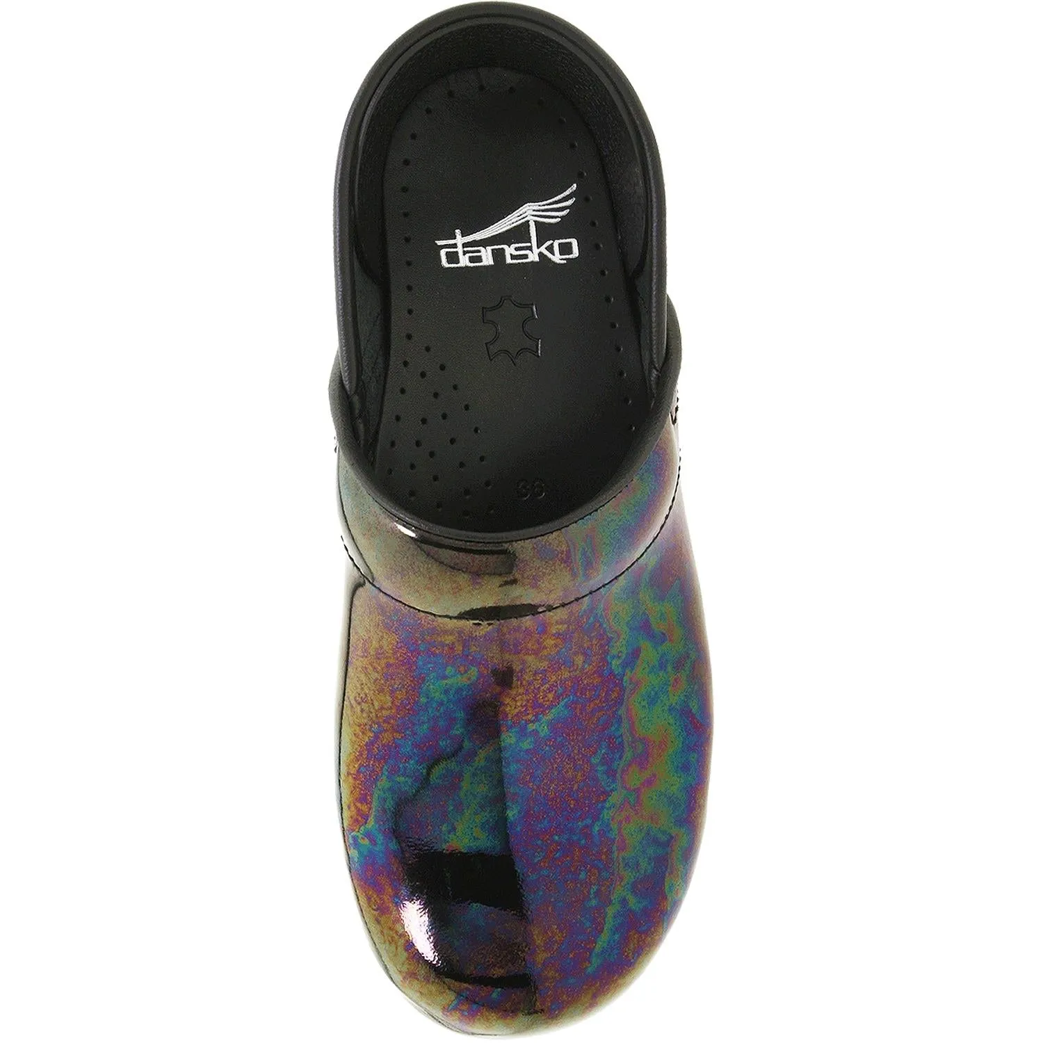 Women's Dansko Professional Clog Petrol Patent Leather