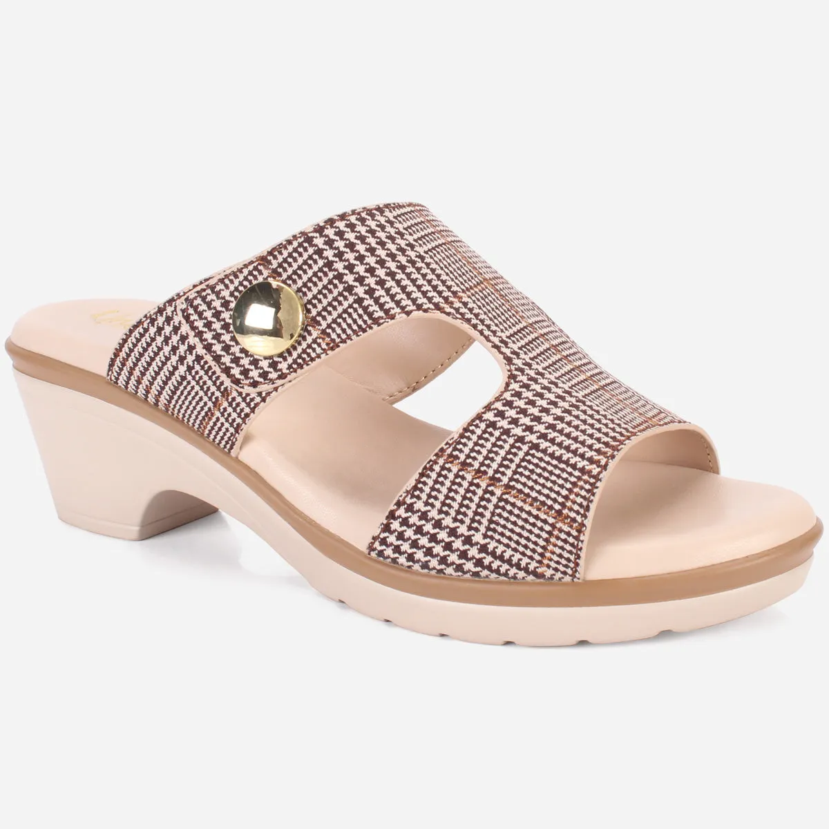 Womens "BERENIKE" Open Toe Block Heel Sandals